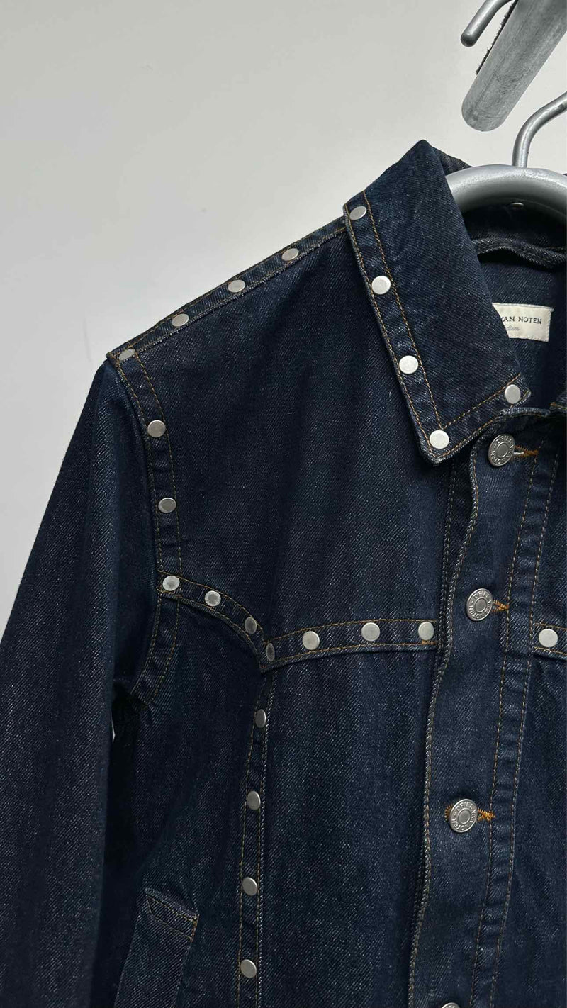Dries Van Noten Studded Denim Jacket