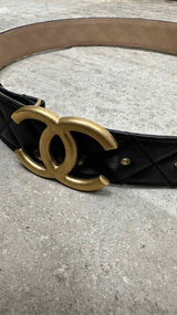 Chanel Logo Belt