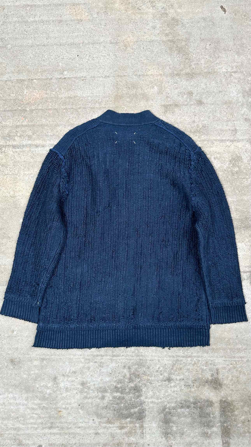 Margiela Distressed Oversized Cardigan