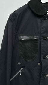 eYe Junya Watanabe Man X Seil Marschall Packable Leather-patched Jacket