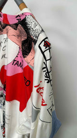Vivienne Westwood L/S Hybrid Pullover Print Top