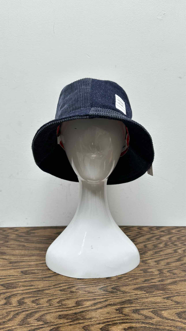 Thom Browne Felt Corduroy Patchwork Bucket Hat