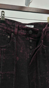 Acne Studios Tie-dye Raw end Pin-stripe Jeans