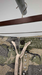 Vale Solja Glitter Pearl Camo Cargo Shorts