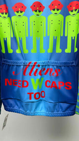 Walter Van Beirendonck L/S Printed Biker Top
