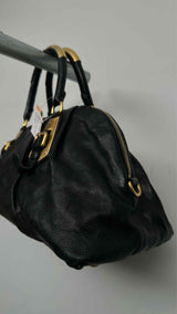 PRADA Calfskin Bauletto Bag
