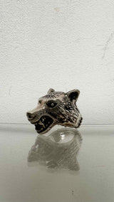 Gucci Anger Forest Wolf Head Ring
