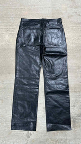 Ami Wide Leather Pants