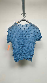 Issey Miyake S/S Embellished Shibori-pleats Top