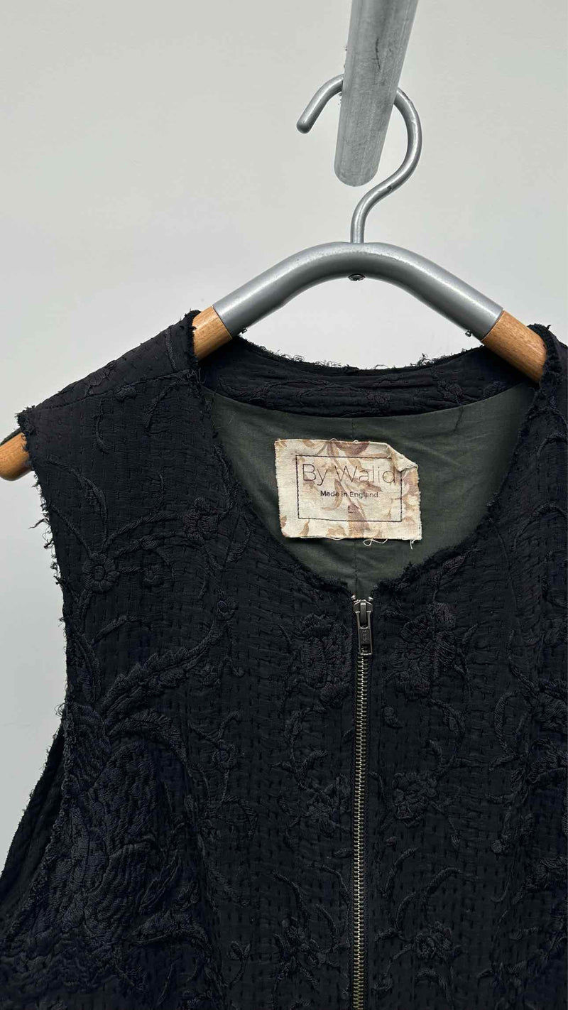 By Walid Embroidered Fringe Gilet