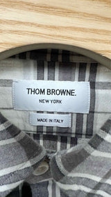 Thom Browne Plaid Oxford Shirt