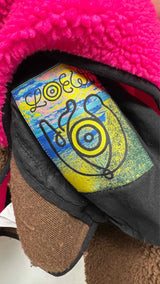 Eye/ LOEWE/ Nature Fleece Patchwork Zip-up Jacket