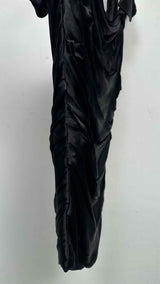 PRADA N/S Shoulder-bow Draped Satin top