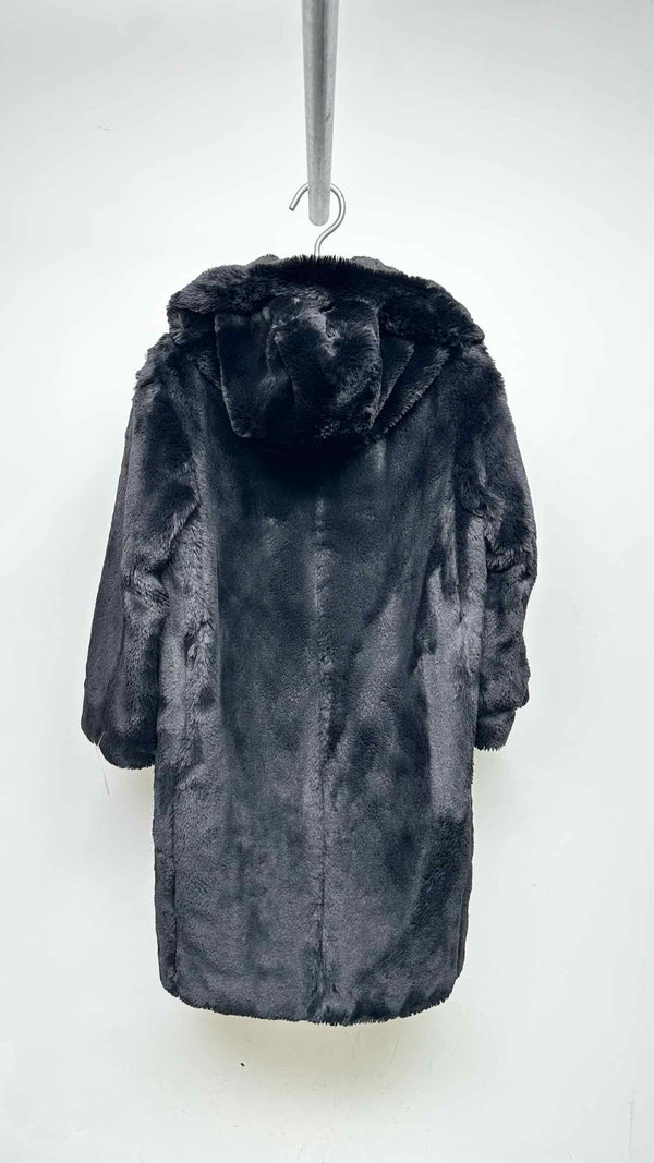 'S Max Mara Velcro Faux-fur Coat