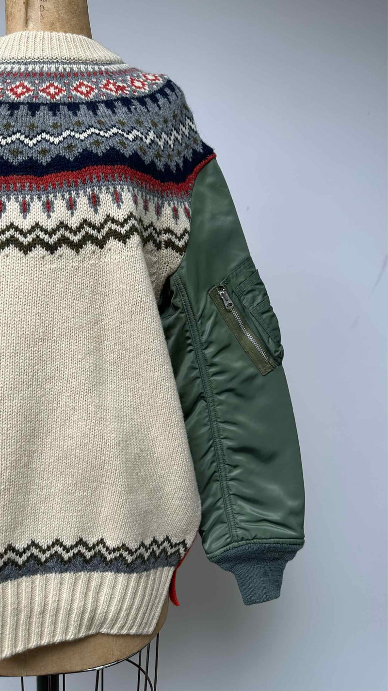 Junya Watanabe MA-1 Sleeve Hybrid Sweater