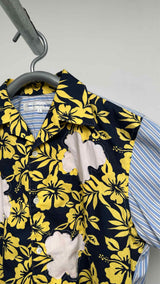 Comme Des Garcons Shirt S/S Hawaiian Stripe Shirt