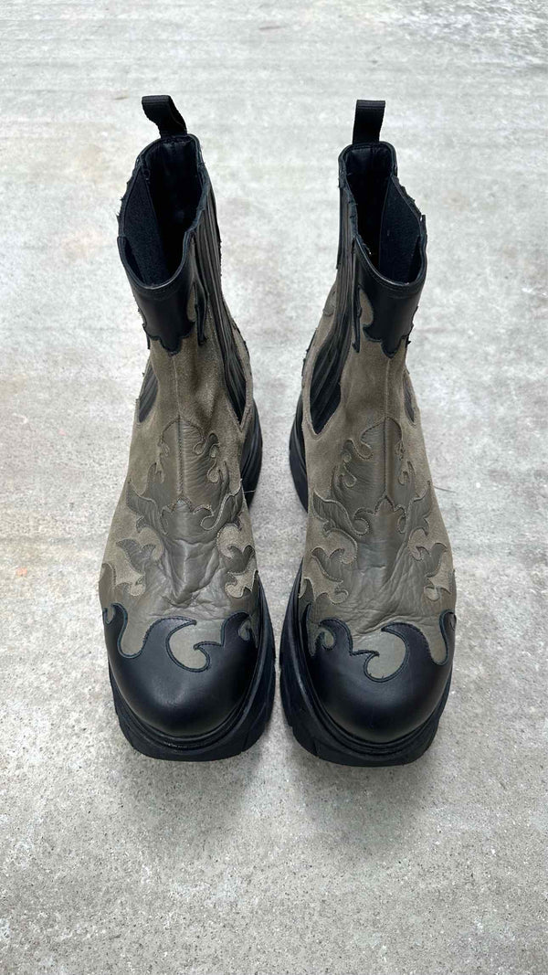 AFT-R Barcelona Plat Form Flame Boots