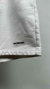Balenciaga Logo-embroidered Oversized Wide Sweat Shorts