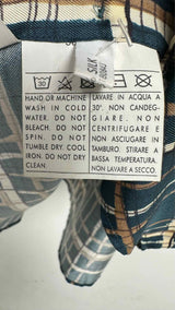 Salvatore Ferragamo Plaid Silk Shirt