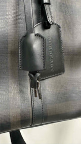 Burberry Smoked Check Newburg Briefcase Bag