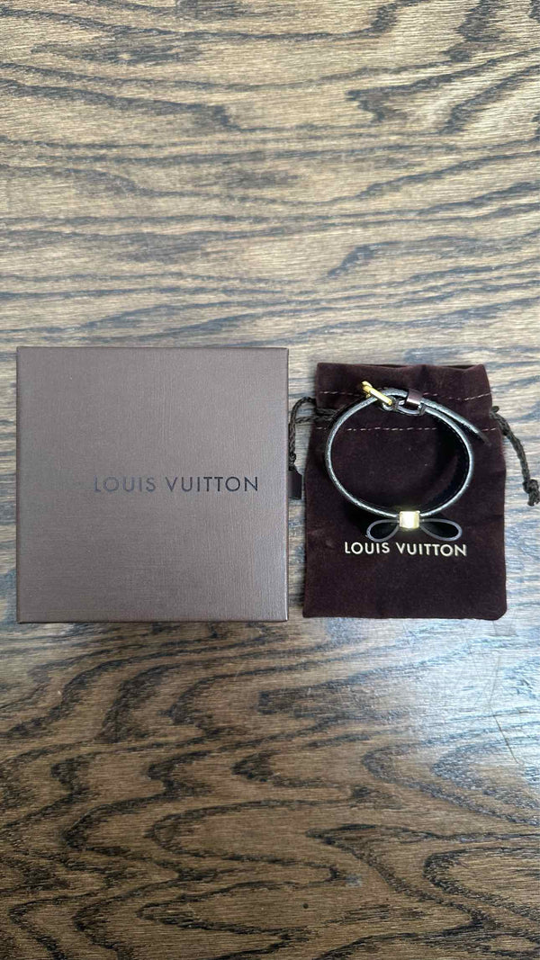 Louis Vuitton Monogram Leather Bracelet