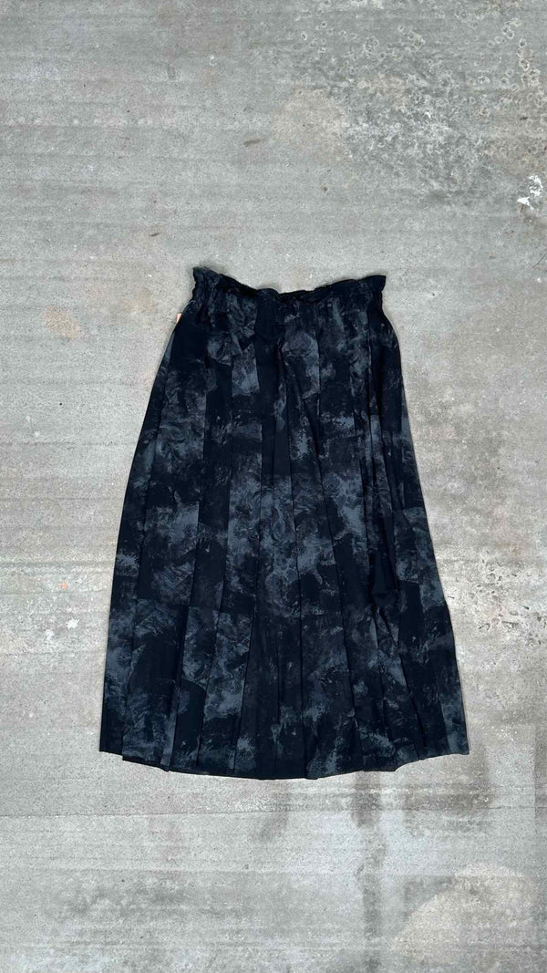 Comme Des GarÃ§ons Sheer Pleated Printed Skirt