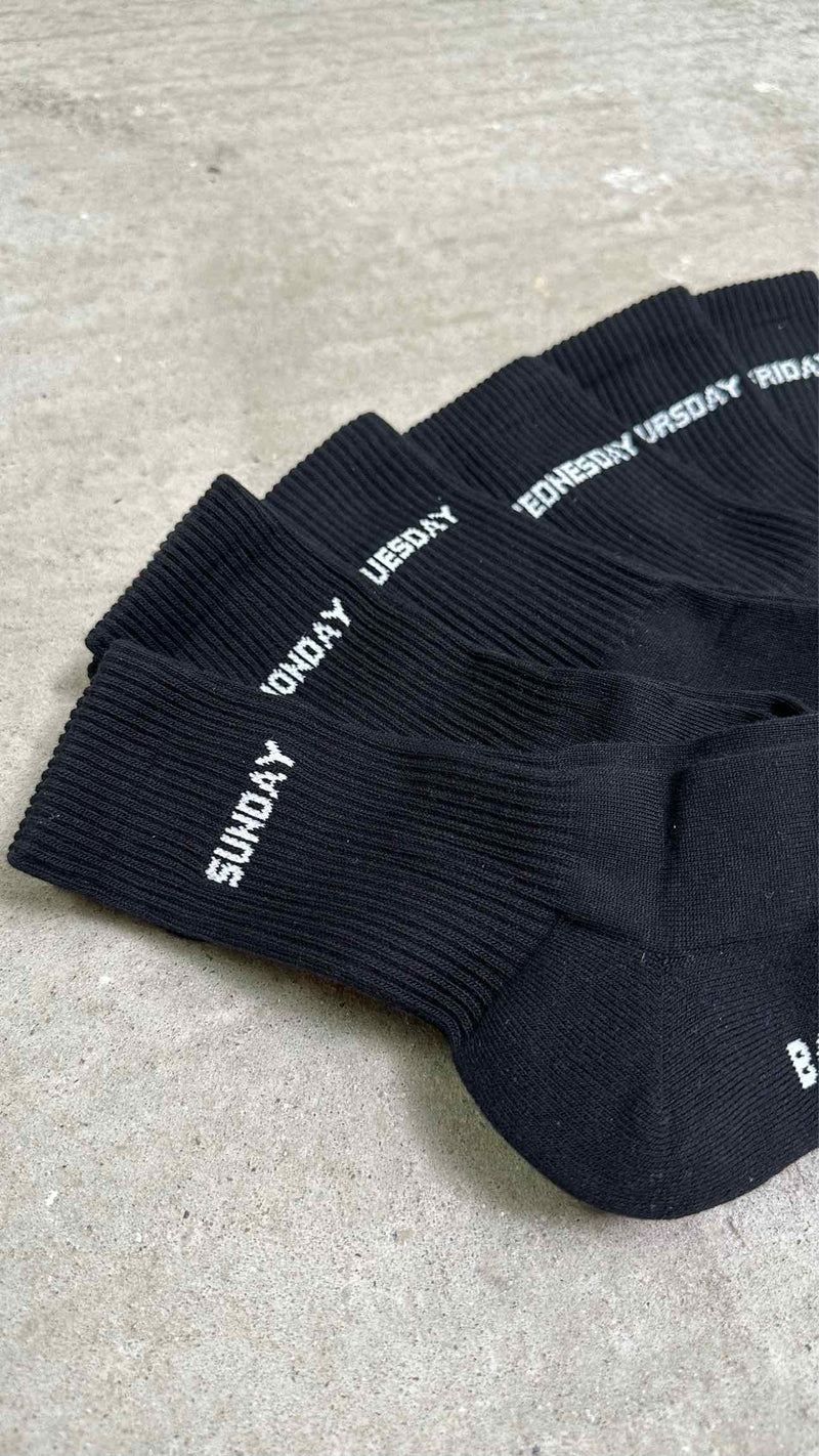 Balenciaga 7 Pairs Logo Socks