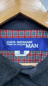 Junya Watanabe MAN Coated-wool Paneled Jacket