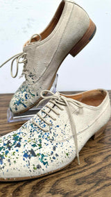 Margiela Overpainted Suede Sneakers