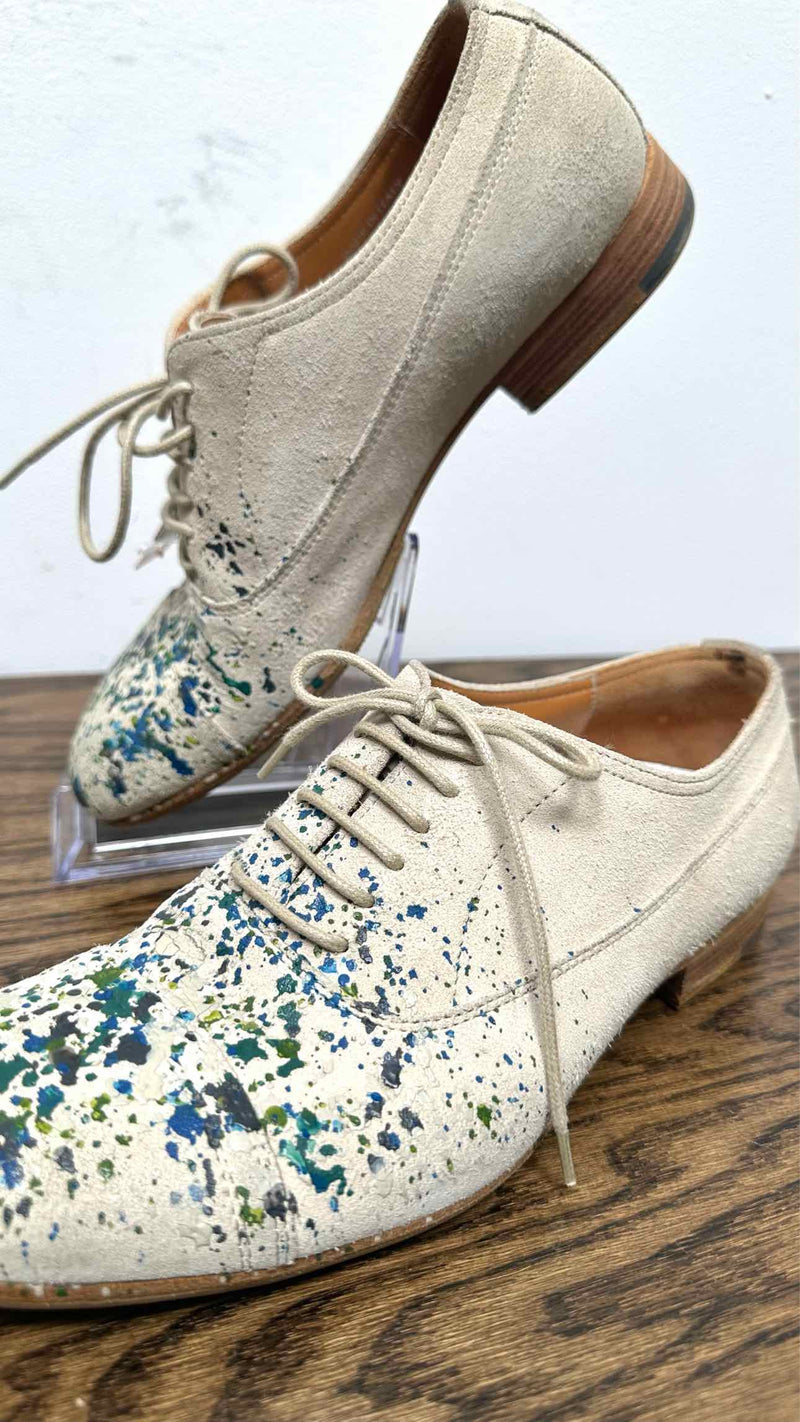 Margiela Overpainted Suede Sneakers