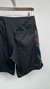 Dries Van Noten Gold Metalic Bullion Wide Embroiderded Shorts