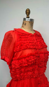 Molly Goddard S/S Cadence Ruffled Dress