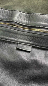 CELINE Leather Horizontal Cabas Bag
