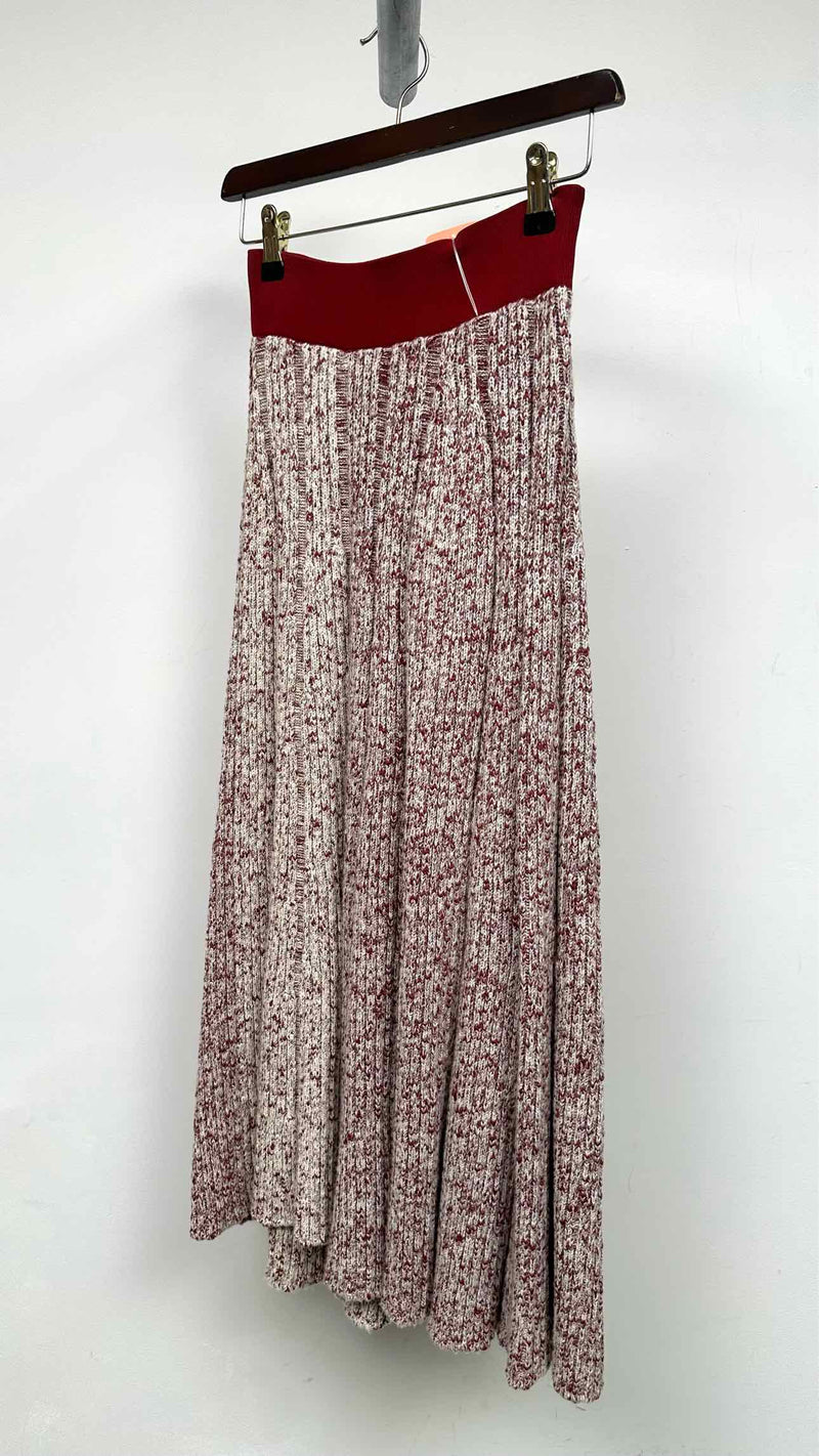 CELINE Knitted Rib Long Skirt
