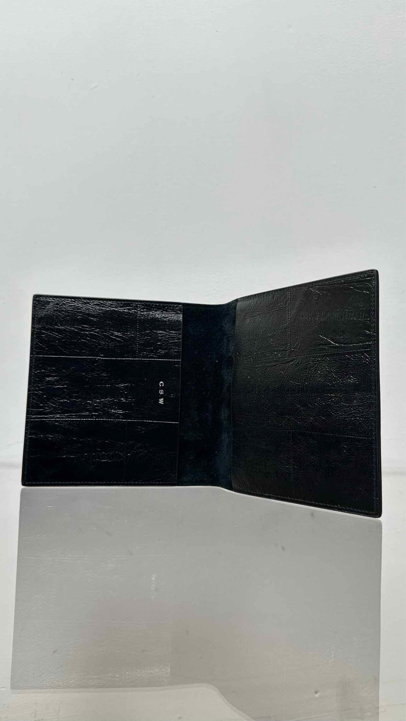 Yves Saint Laurant Logo Passport Case