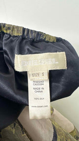 Diesel Sheer Floral Hybrid Silk Skirt