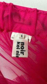 Noir Kei Ninomiya Ruffle-trim Tulle Sheer Skirt