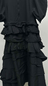 Comme Des Garcons S/S Cut-out Tiered Maxi Dress