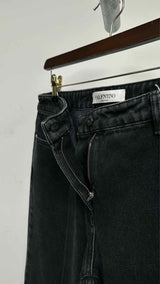 Valentino Wide-Leg Flare Jeans