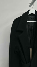 Attachment Heavy-wool Hook-closer Over Coat