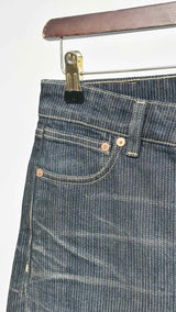 Our Legacy Treble Stripe Wide Jeans