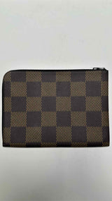 Louis Vuitton X Nigo Jour Damier Ebene Giant GM Clutch Bag