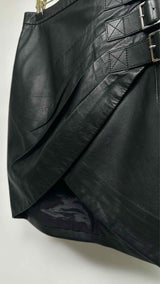 Altuzarra Buckled Leather Skirt
