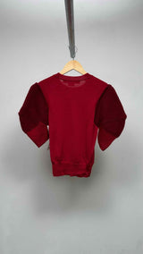 Junya Watanabe S/S Puffy-shoulder Knit Top