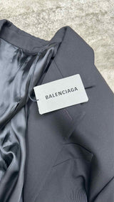 Balenciaga Oversized Shoulder Logo Jacket