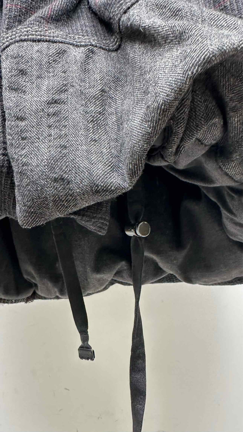 Lanvin Patchwork Hooded Down Coat