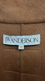 JW Anderson Belted Longline Wrap Front Long Coat