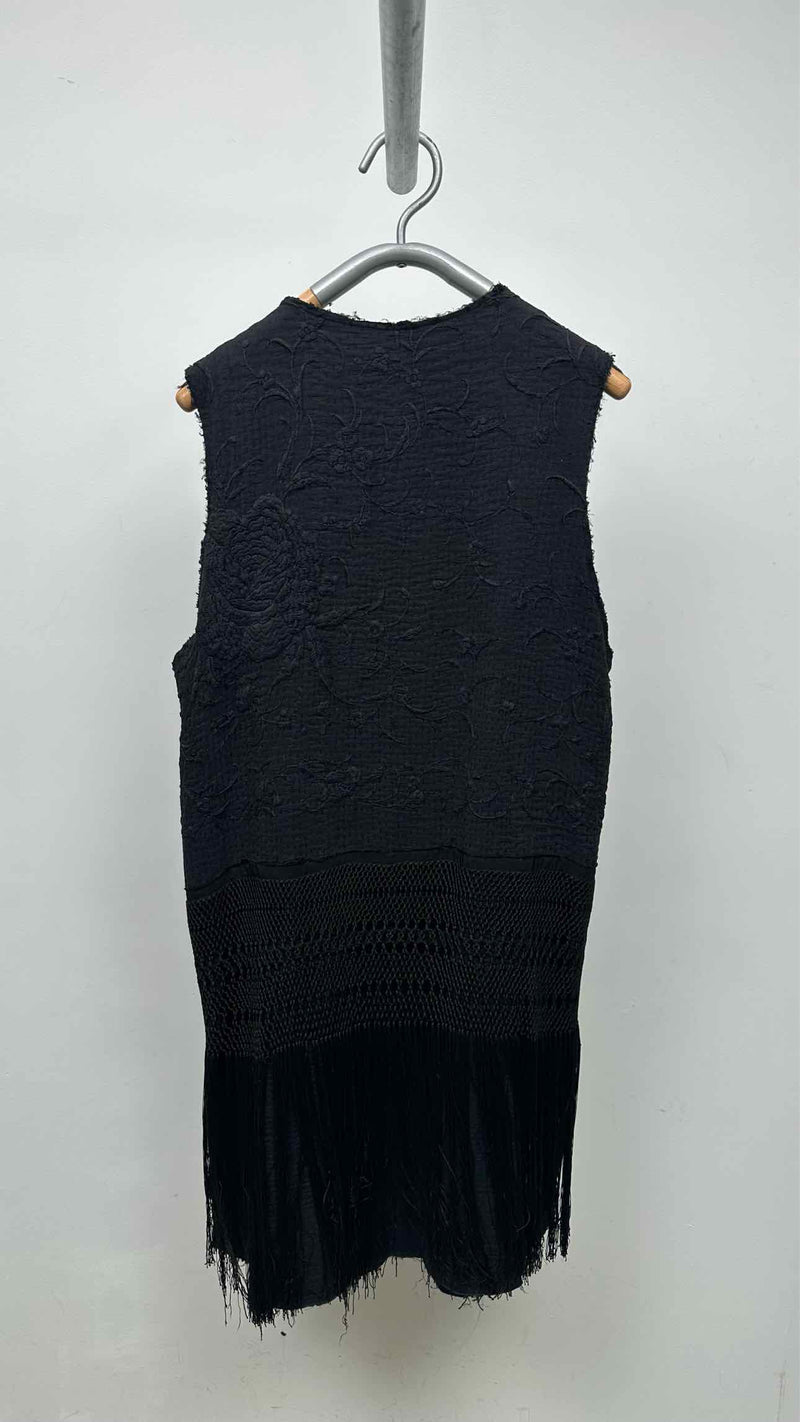 By Walid Embroidered Fringe Gilet