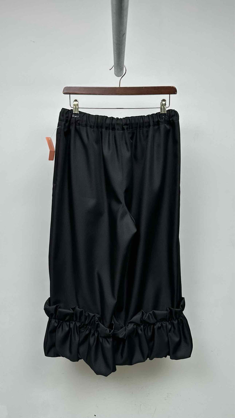 Comme Des Garcons Comme Des Garcons Raffled-bottom Wide Easy Pants