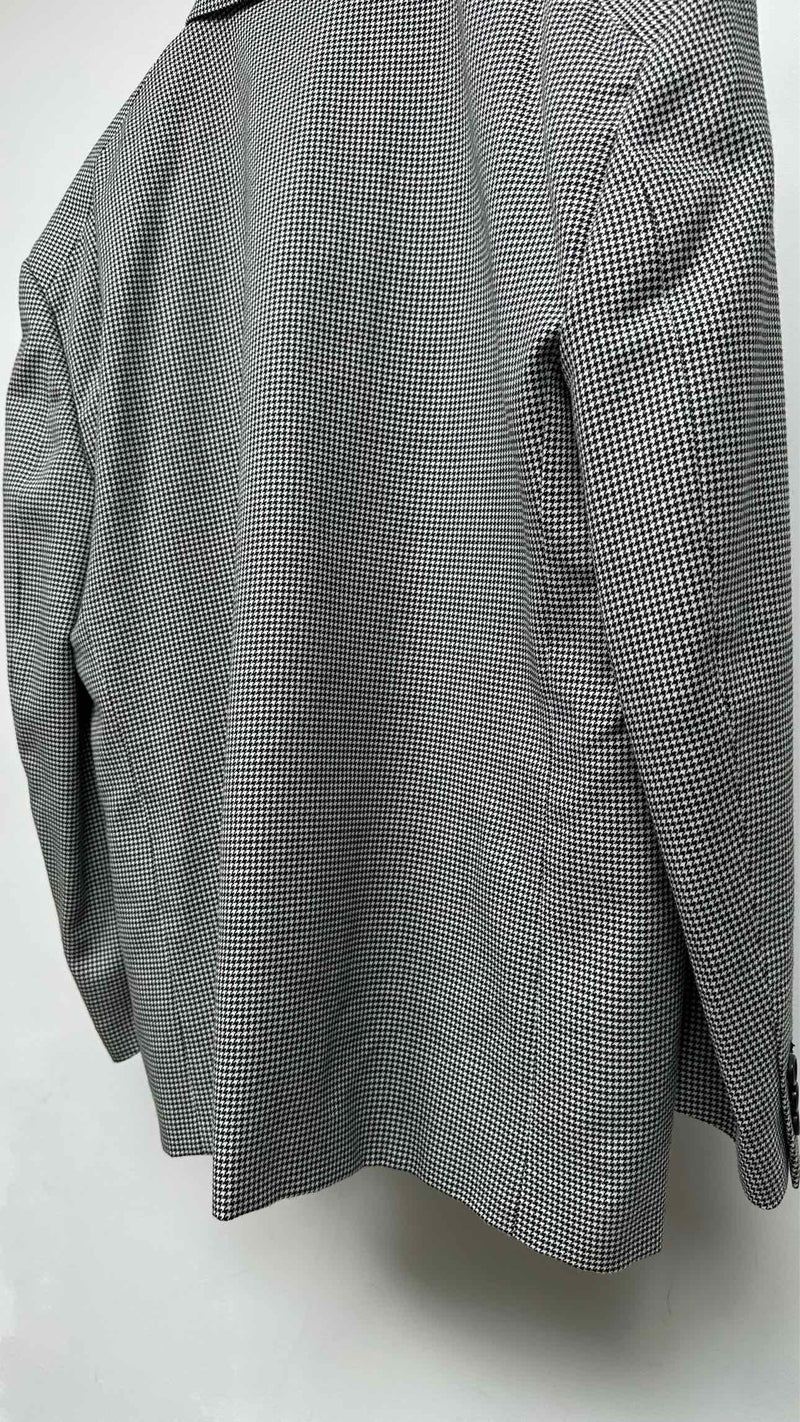 Comme Des Garcons Houndstooth Oversized Blazer Jacket